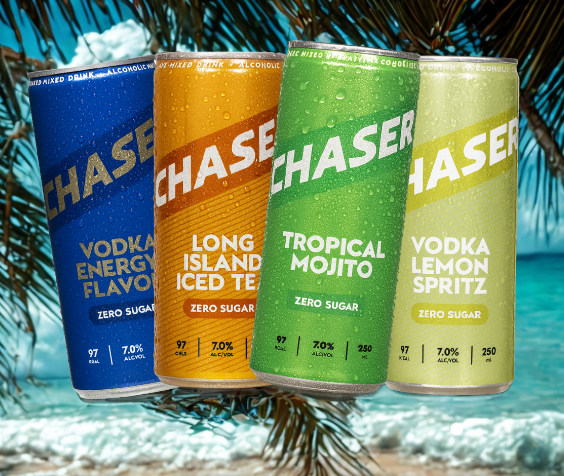 ZERO SUGAR MORE FUN IT S CHASER TIME Chaserdrinks zero-sugar-more-fun-it-s-chaser-time-chaserdrinks